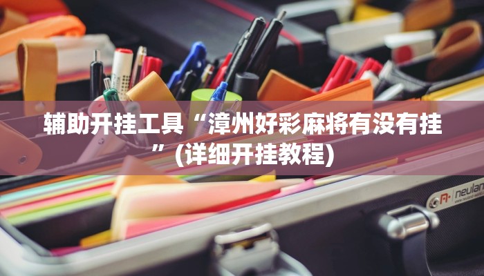 辅助开挂工具“漳州好彩麻将有没有挂”(详细开挂教程)