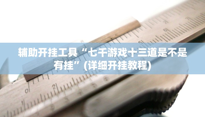 辅助开挂工具“七千游戏十三道是不是有挂”(详细开挂教程)