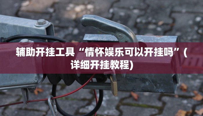 辅助开挂工具“情怀娱乐可以开挂吗”(详细开挂教程)