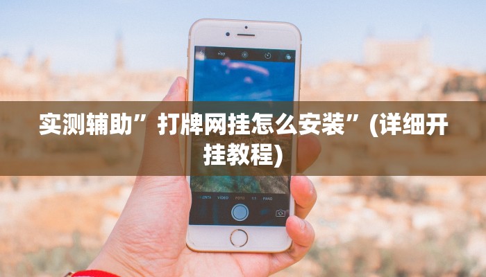 实测辅助”打牌网挂怎么安装”(详细开挂教程)