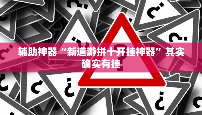 辅助神器“新道游拼十开挂神器”其实确实有挂
