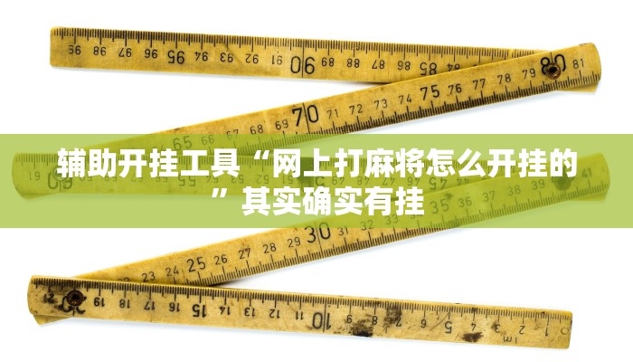 辅助开挂工具“网上打麻将怎么开挂的”其实确实有挂