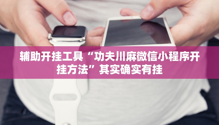 辅助开挂工具“功夫川麻微信小程序开挂方法”其实确实有挂