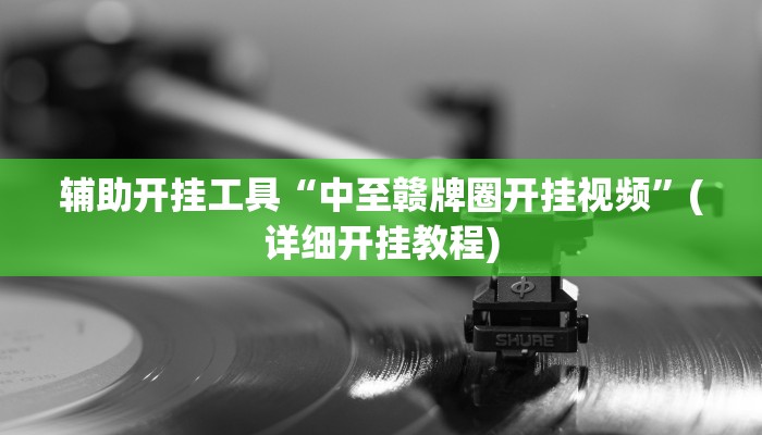 辅助开挂工具“中至赣牌圈开挂视频”(详细开挂教程)