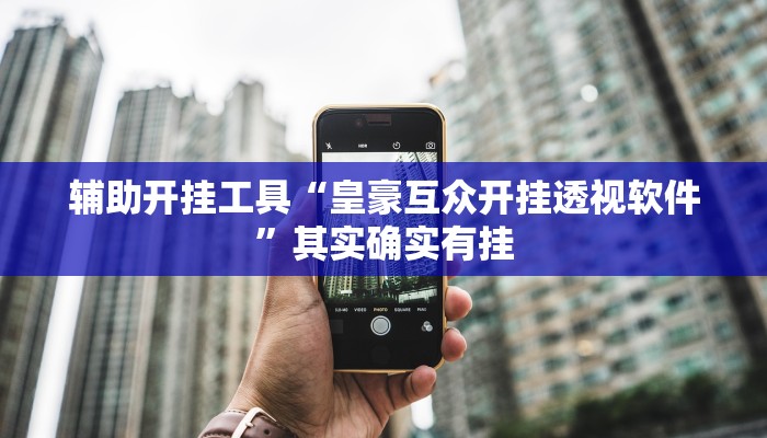 辅助开挂工具“皇豪互众开挂透视软件”其实确实有挂
