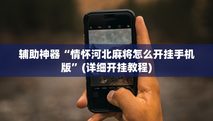 辅助神器“情怀河北麻将怎么开挂手机版”(详细开挂教程)