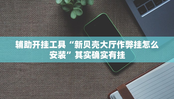 辅助开挂工具“新贝壳大厅作弊挂怎么安装”其实确实有挂