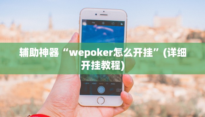 辅助神器“wepoker怎么开挂”(详细开挂教程)