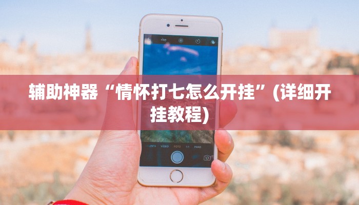 辅助神器“情怀打七怎么开挂”(详细开挂教程)