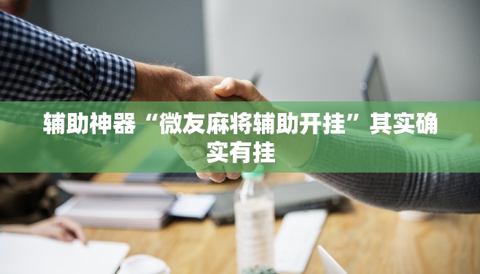 辅助神器“微友麻将辅助开挂”其实确实有挂
