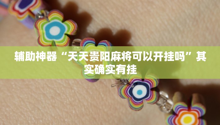辅助神器“天天贵阳麻将可以开挂吗”其实确实有挂