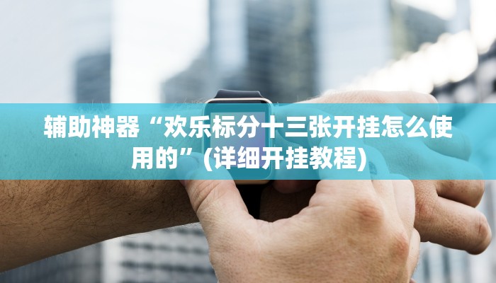 辅助神器“欢乐标分十三张开挂怎么使用的”(详细开挂教程)